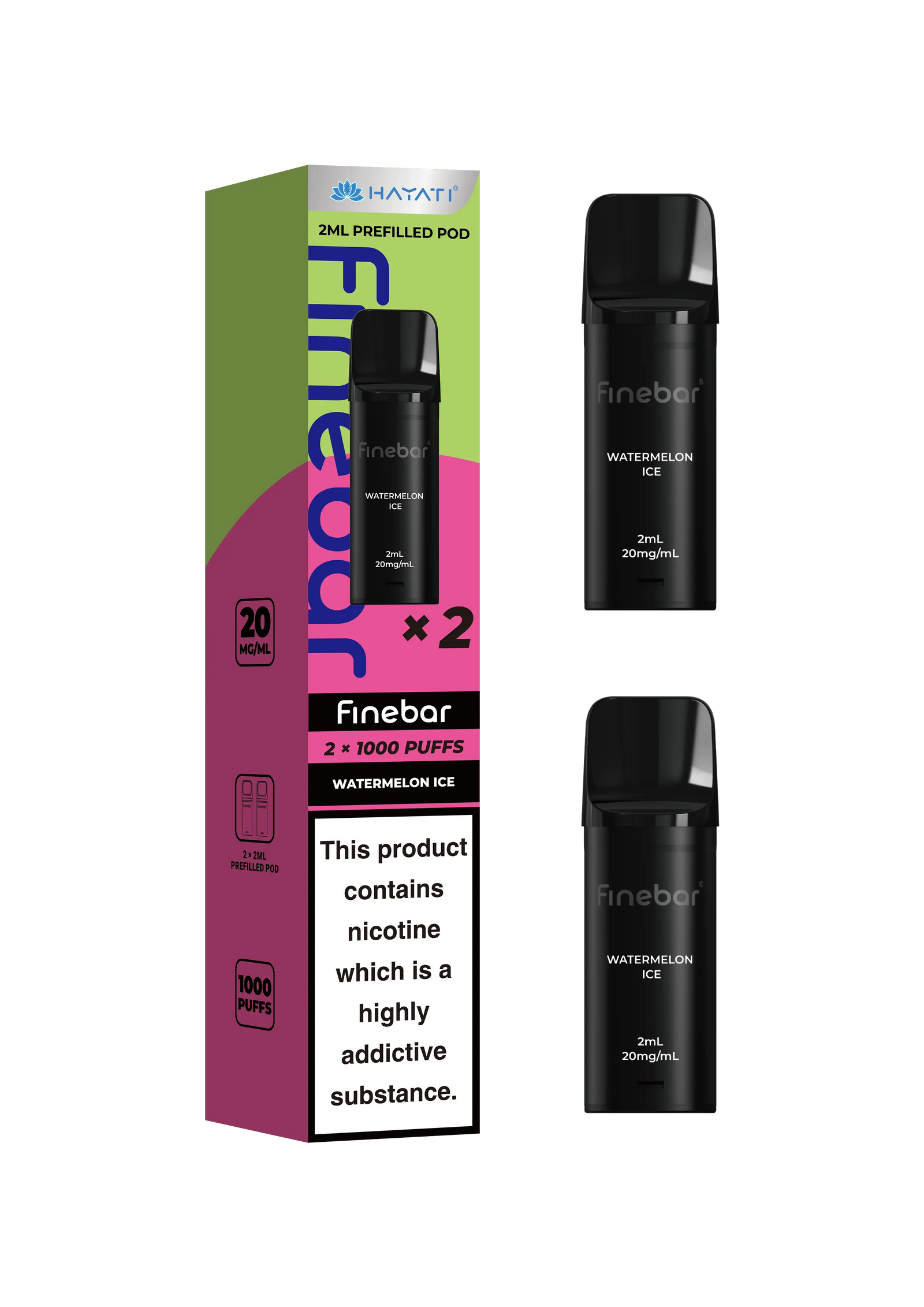 Hayati Finebar Prefilled Pods | Refill Pods for Finebar Hayati
