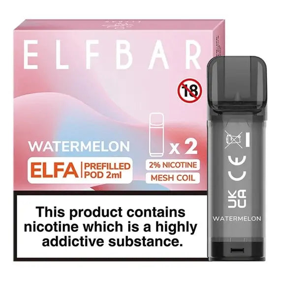 Elf Bar ELFA Pre-Filled E Liquid Pods Nic Salt 2ML 20MG ELF Bar