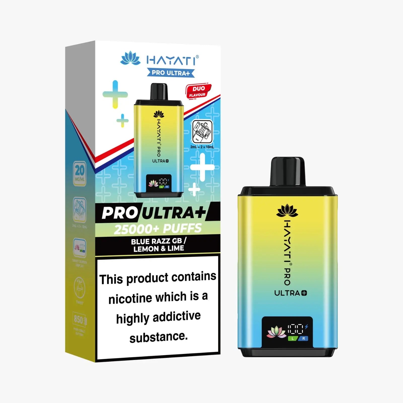 Hayati Pro Ultra Plus 25000 (25k Bar) Prefilled Pod Kit (Review, Price & Specs) Vape At Door
