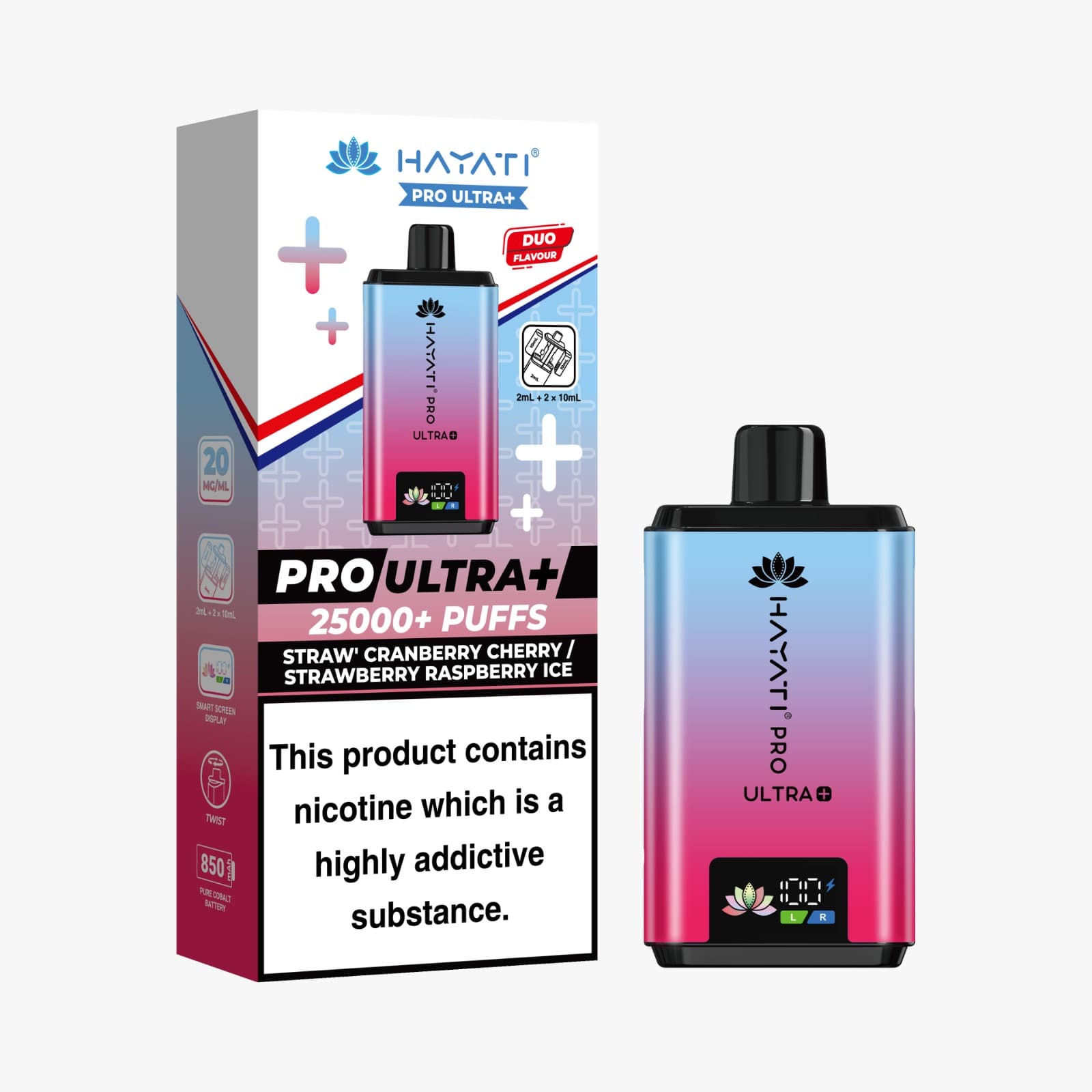 Hayati Pro Ultra Plus 25000 (25k Bar) Prefilled Pod Kit (Review, Price & Specs)
