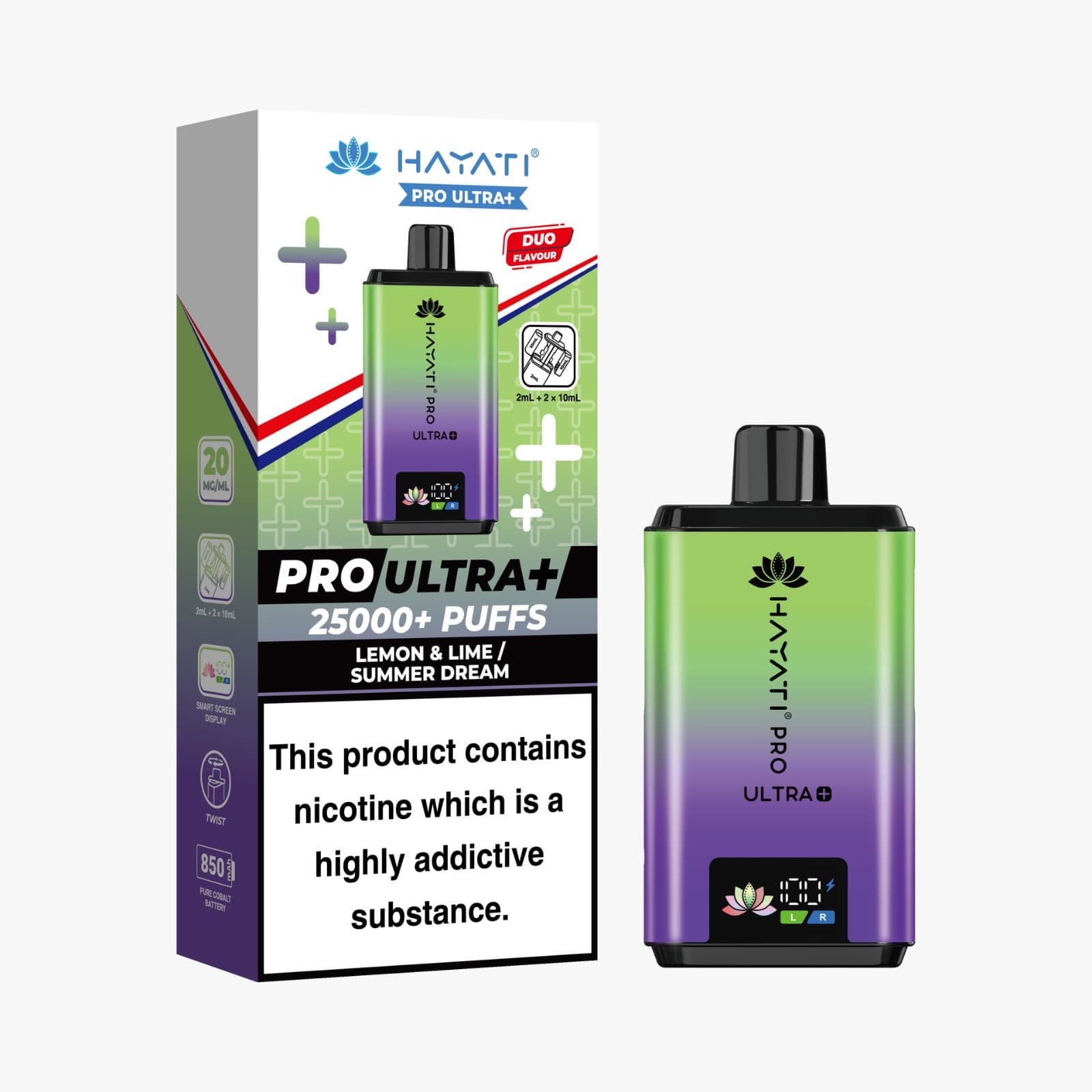 Hayati Pro Ultra Plus 25000 (25k Bar) Prefilled Pod Kit (Review, Price & Specs)