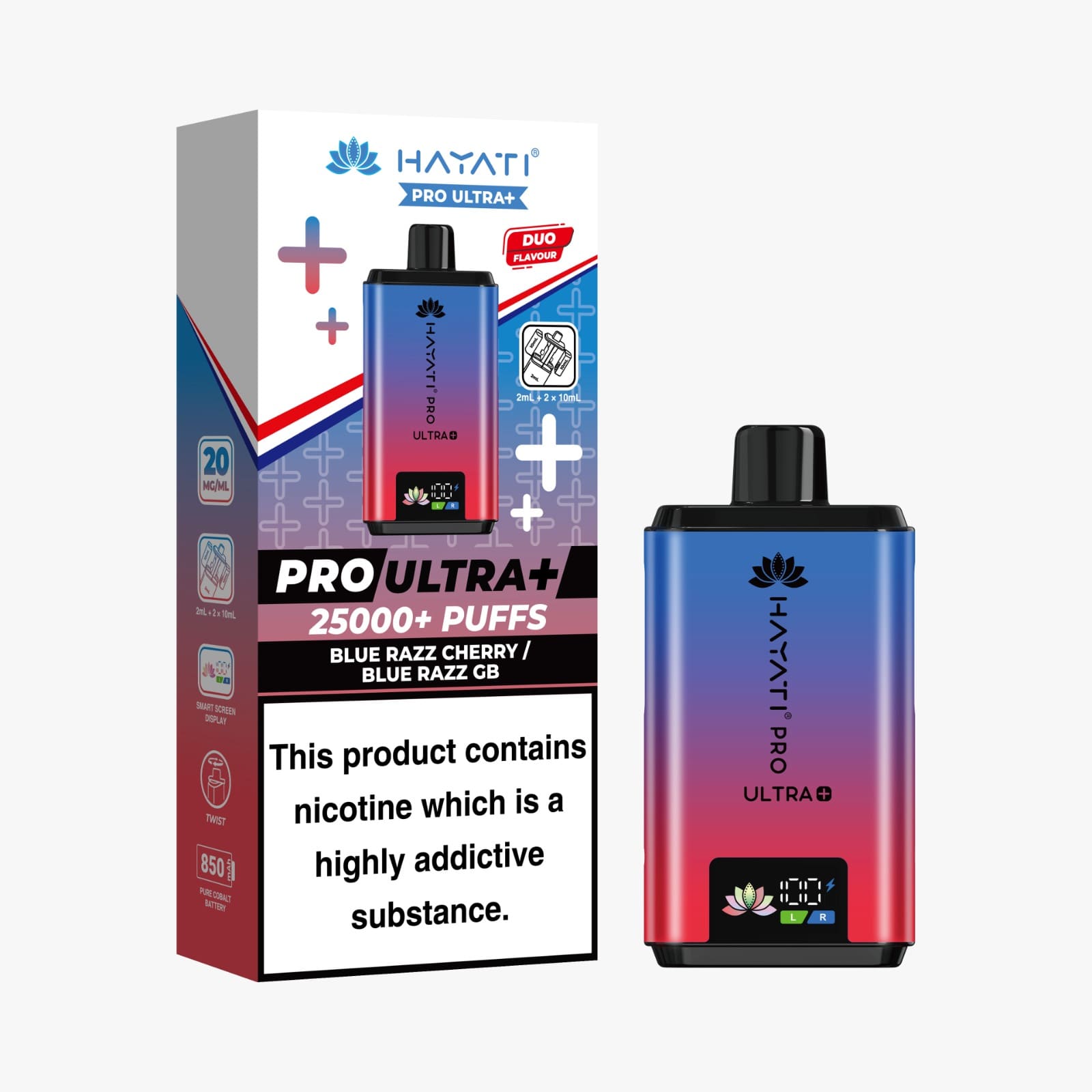 Hayati Pro Ultra Plus 25000 (25k Bar) Prefilled Pod Kit (Review, Price & Specs)