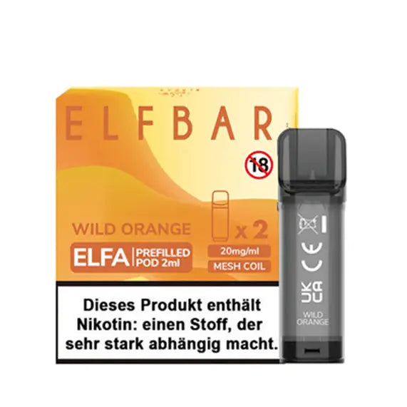 Elf Bar ELFA Pre-Filled E Liquid Pods Nic Salt 2ML 20MG ELF Bar