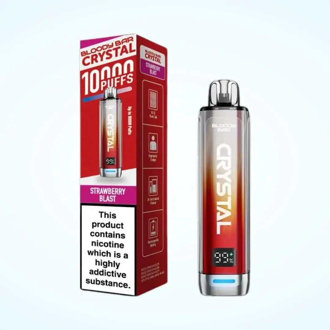 Bloody Bar Crystal 10000 Puff Prefilled Pod Vape Kit Vape At Door