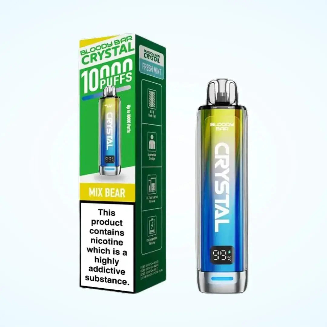 Bloody Bar Crystal 10000 Puff Prefilled Pod Vape Kit Vape At Door