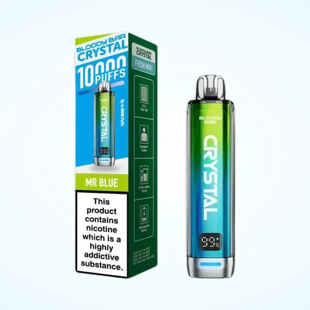 Bloody Bar Crystal 10000 Puff Prefilled Pod Vape Kit Vape At Door