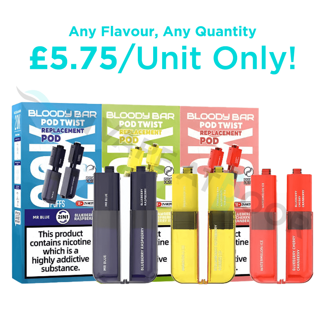 Bloody Bar Ultra Pod Twist Prefilled Pods & Refill Containers