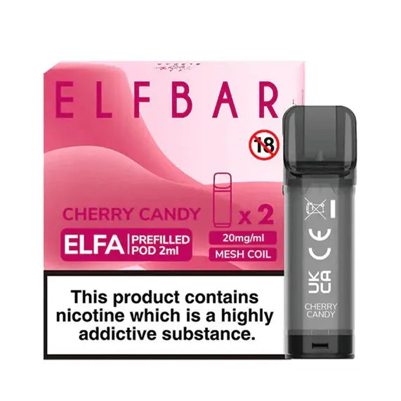 Elf Bar ELFA Pre-Filled E Liquid Pods Nic Salt 2ML 20MG ELF Bar