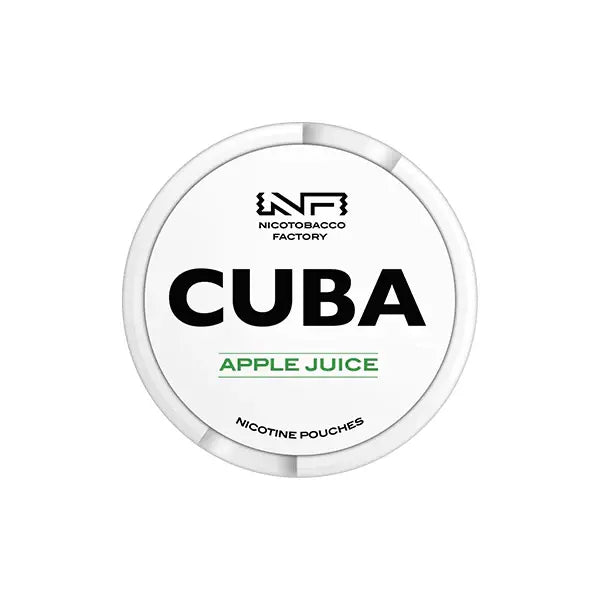 CUBA White Snus 16mg (Nicotine Pouches) Vape At Door