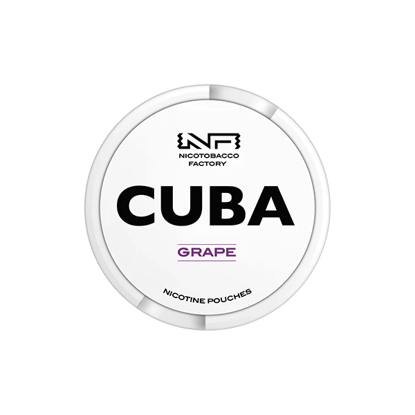 CUBA White Snus 16mg (Nicotine Pouches)