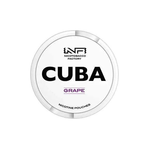 CUBA White Snus 16mg (Nicotine Pouches) Vape At Door