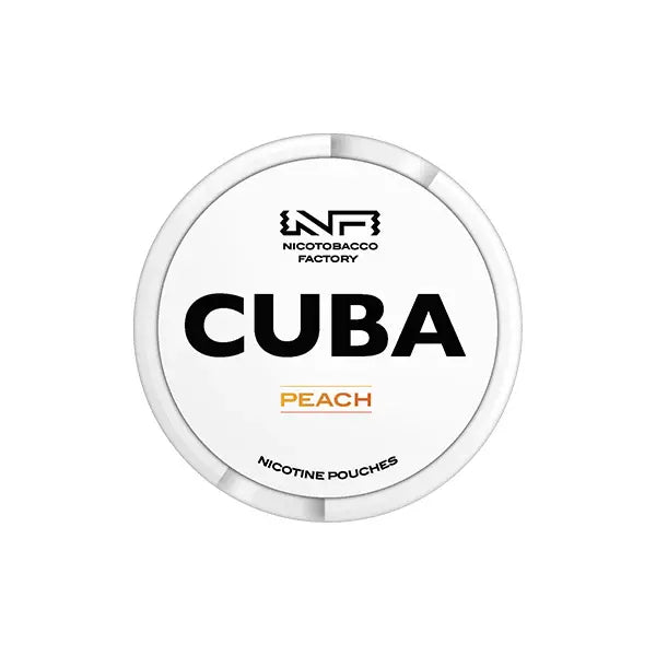 CUBA White Snus 16mg (Nicotine Pouches) Vape At Door