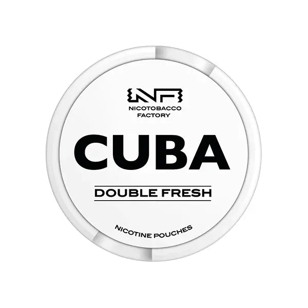 CUBA White Snus 16mg (Nicotine Pouches) Vape At Door