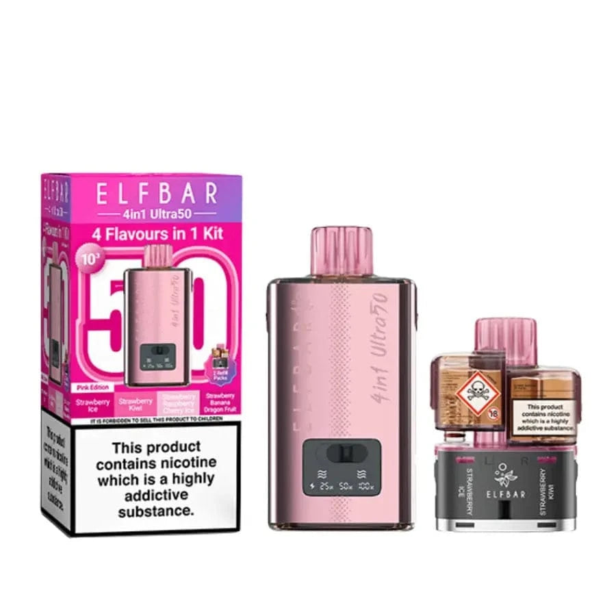 Elf Bar 4-In-1 Ultra 50 (50k) Prefilled Pod Kit
