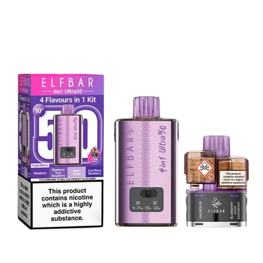 Elf Bar 4-In-1 Ultra 50 (50k) Prefilled Pod Kit