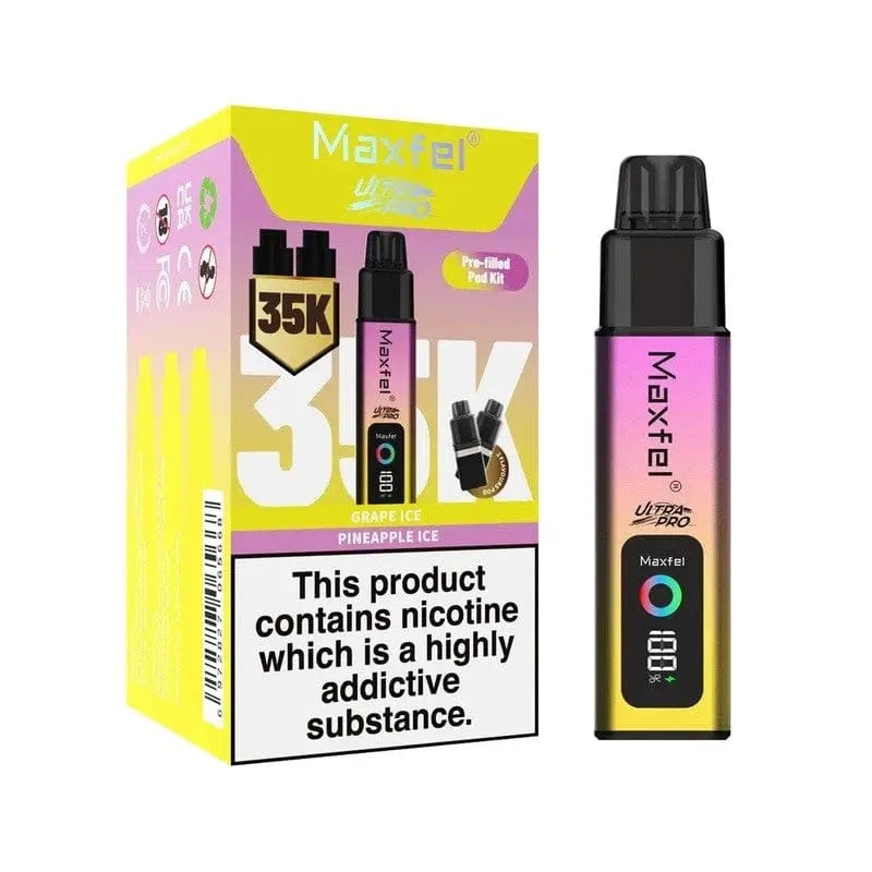 Maxfel Ultra Pro 35K Prefilled Pod Vape Kit Vape At Door