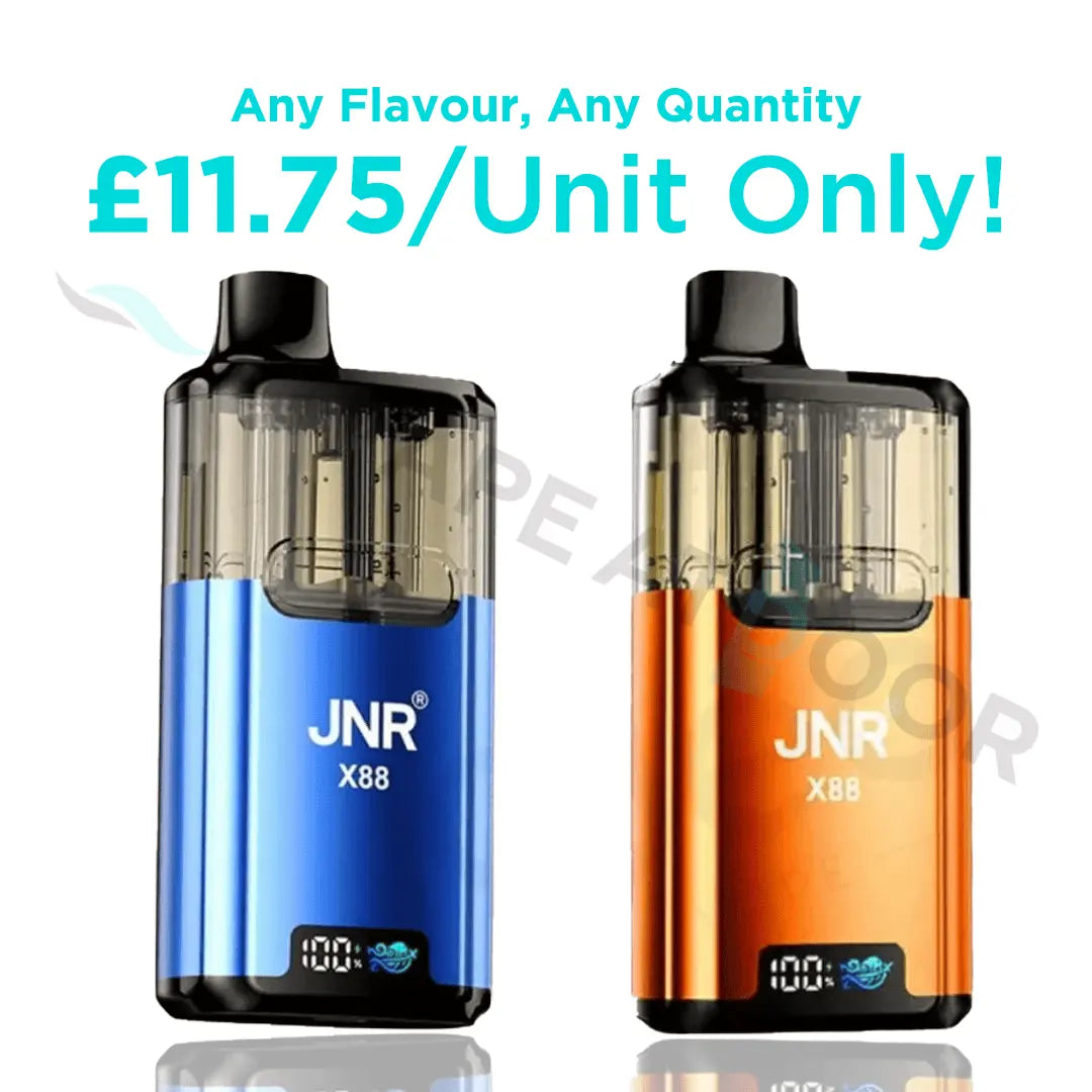 JNR WalrusX X88 80k Prefilled Pod Kit Vape At Door