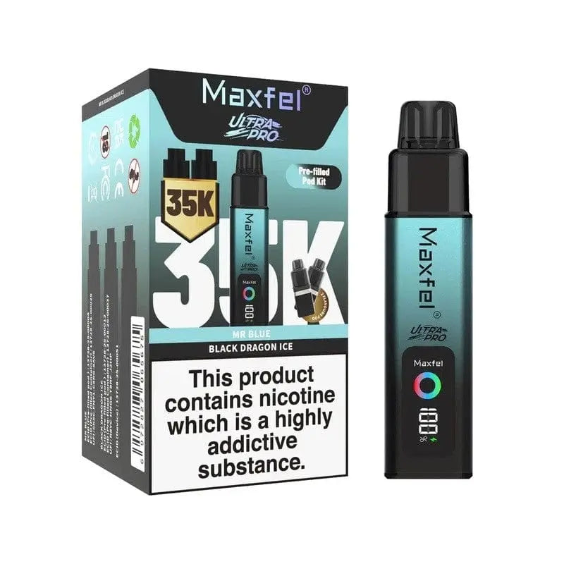 Maxfel Ultra Pro 35K Prefilled Pod Vape Kit Vape At Door