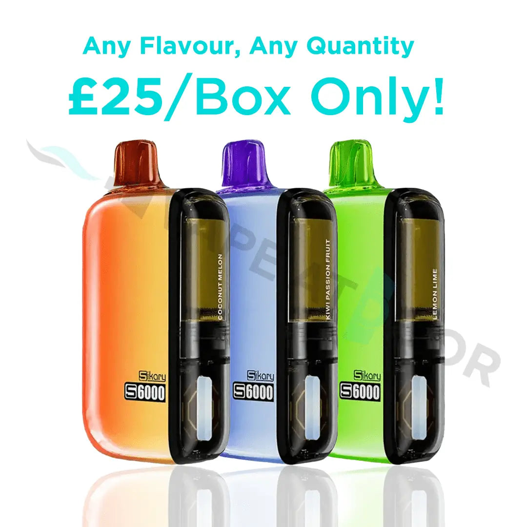 SKE Sikary S6000 Puffs (Box of 5) Sikary