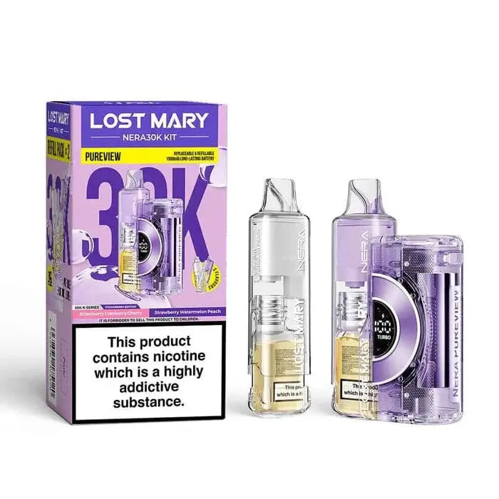 Lost Mary Nera 30k Puffs Pureview Prefilled Pod Kit Vape At Door