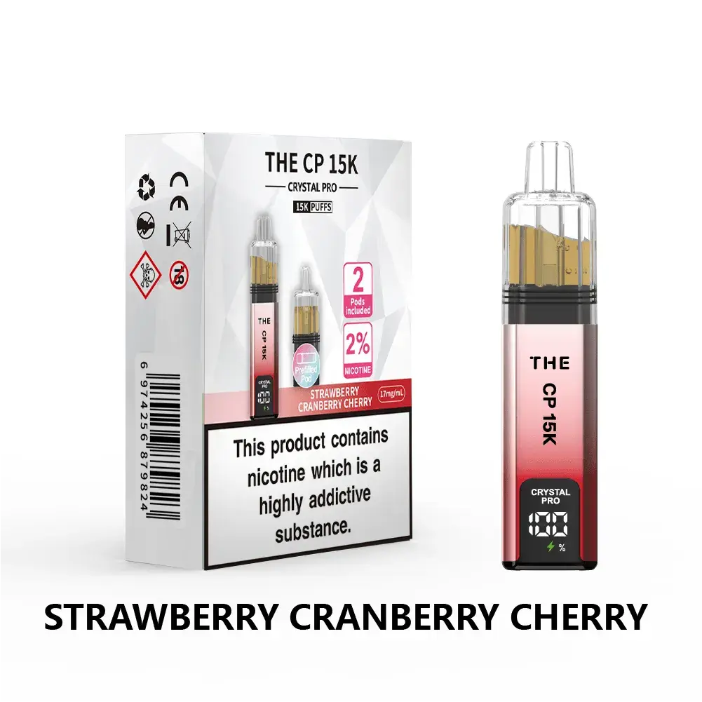 Crystal Pro CP 15K Prefilled Pod Kit (Price, Puff Count, Specs & Stock in the UK) Vape At Door