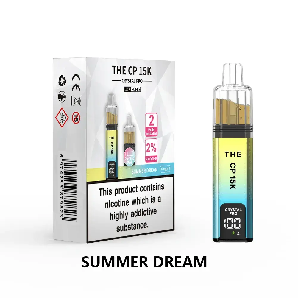Crystal Pro CP 15K Prefilled Pod Kit (Price, Puff Count, Specs & Stock in the UK) Vape At Door
