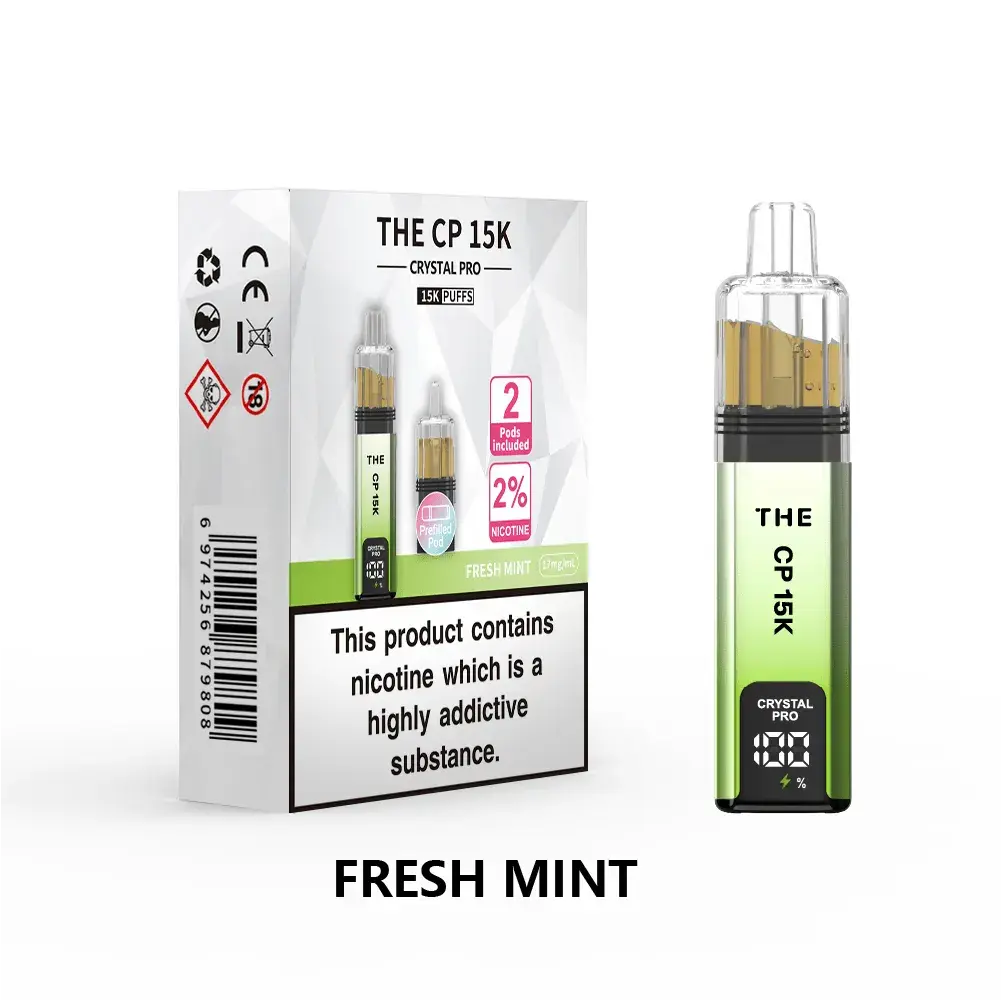 Crystal Pro CP 15K Prefilled Pod Kit (Price, Puff Count, Specs & Stock in the UK) Vape At Door