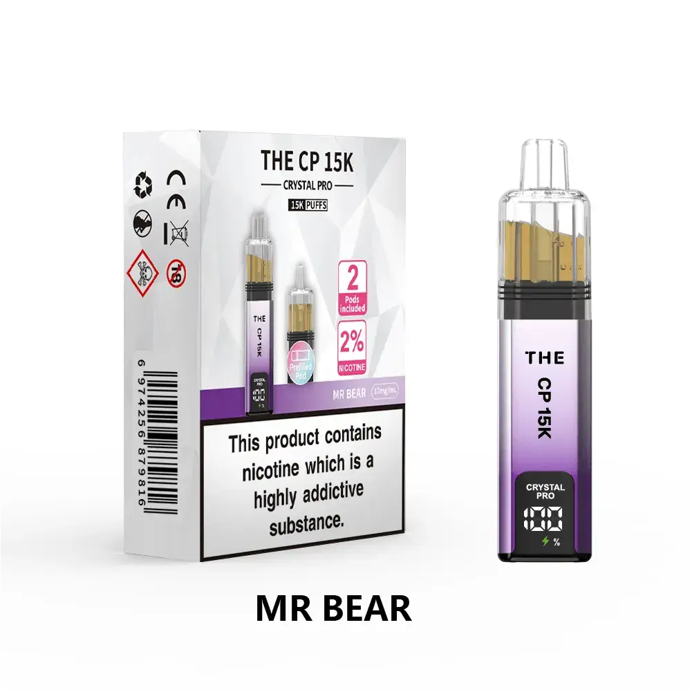 Crystal Pro CP 15K Prefilled Pod Kit (Price, Puff Count, Specs & Stock in the UK) Vape At Door