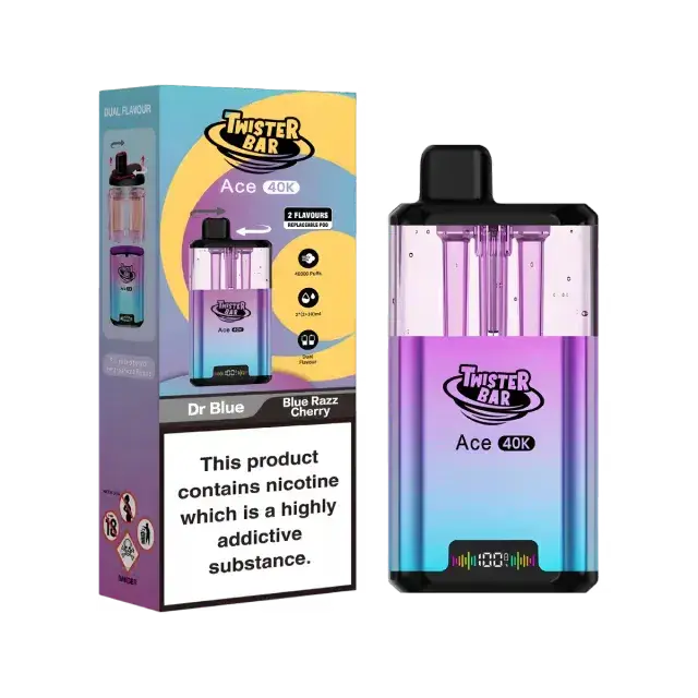 Twister Bar Ace 40K Puffs Prefilled Pod Kit Vape At Door