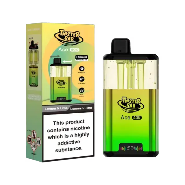 Twister Bar Ace 40K Puffs Prefilled Pod Kit Vape At Door