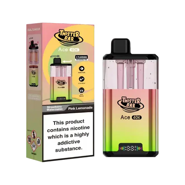 Twister Bar Ace 40K Puffs Prefilled Pod Kit Vape At Door
