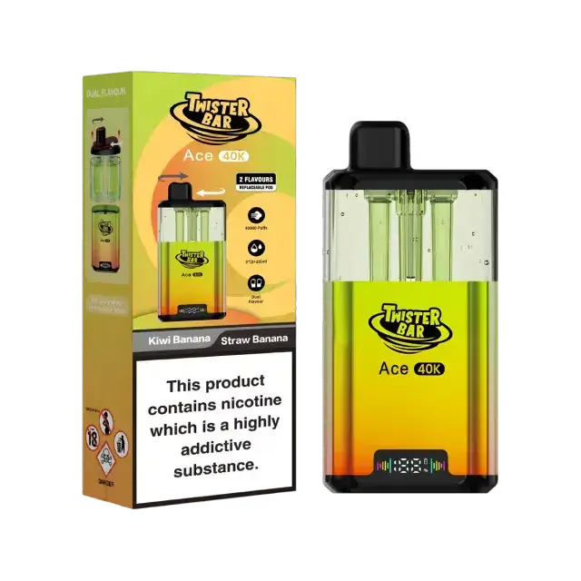 Twister Bar Ace 40K Puffs Prefilled Pod Kit Vape At Door