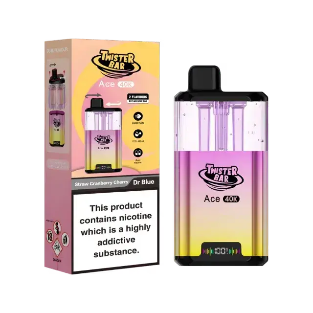 Twister Bar Ace 40K Puffs Prefilled Pod Kit Vape At Door