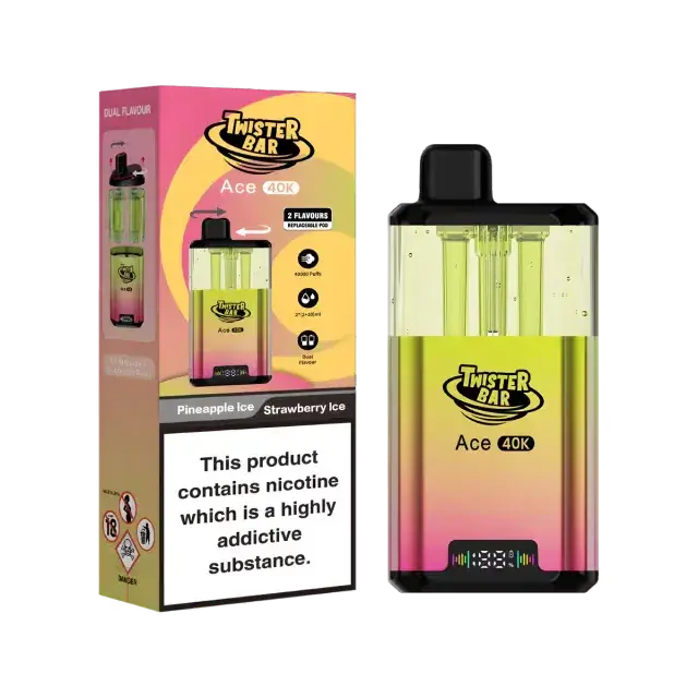 Twister Bar Ace 40K Puffs Prefilled Pod Kit Vape At Door