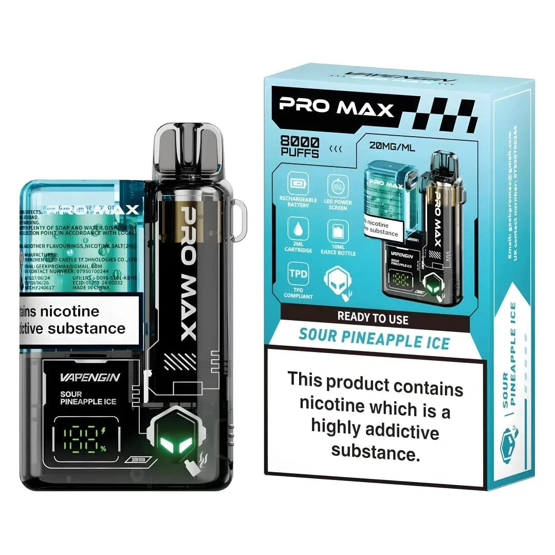Vapengin Pro Max 8k Sour PineApple Ice
