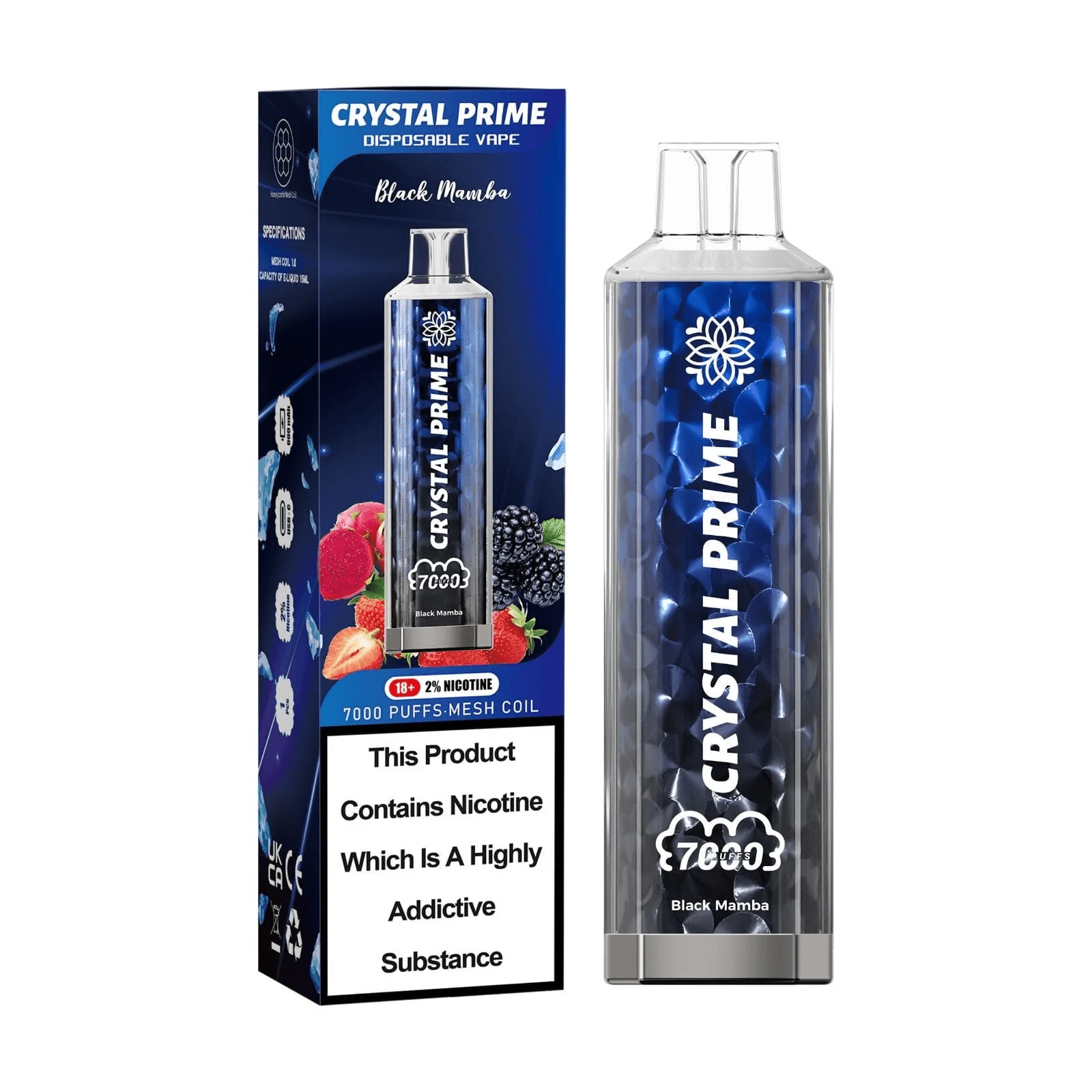 Black Mamba Flavour Crystal Prime Bar 7000