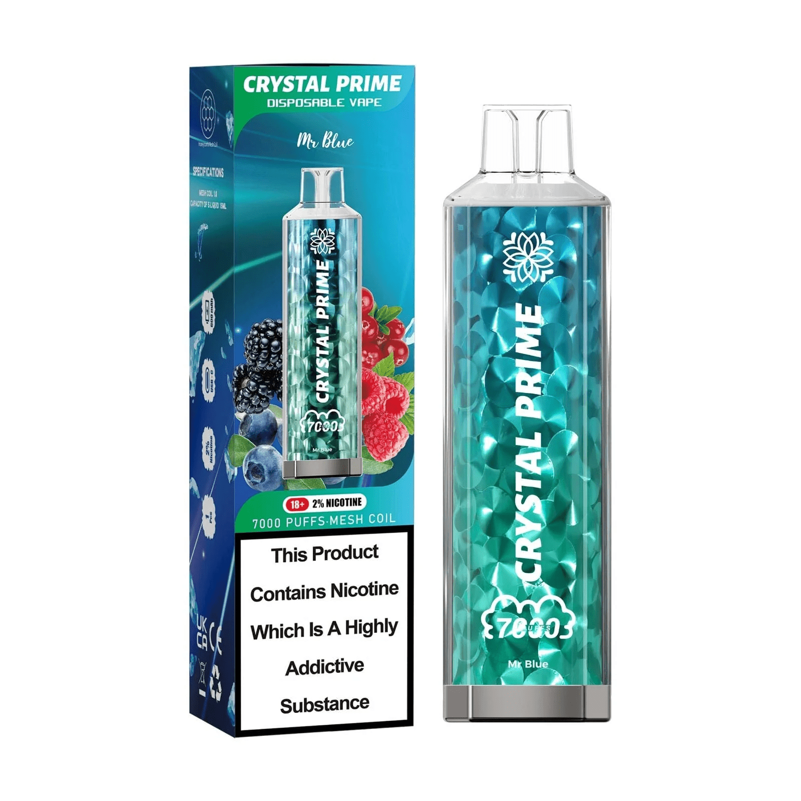 Crystal 7000 Mr Blue Flavour