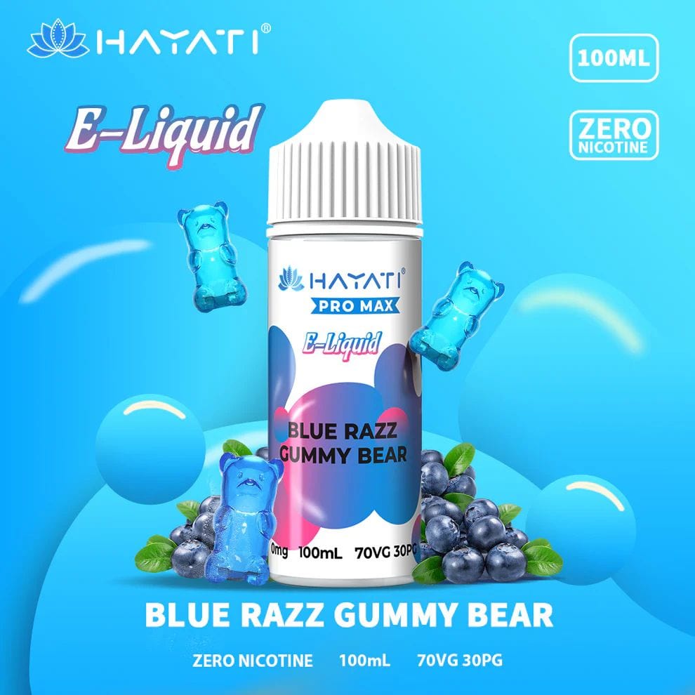 Hayati Pro Max Shortfill Blue Razz Gummy Bear