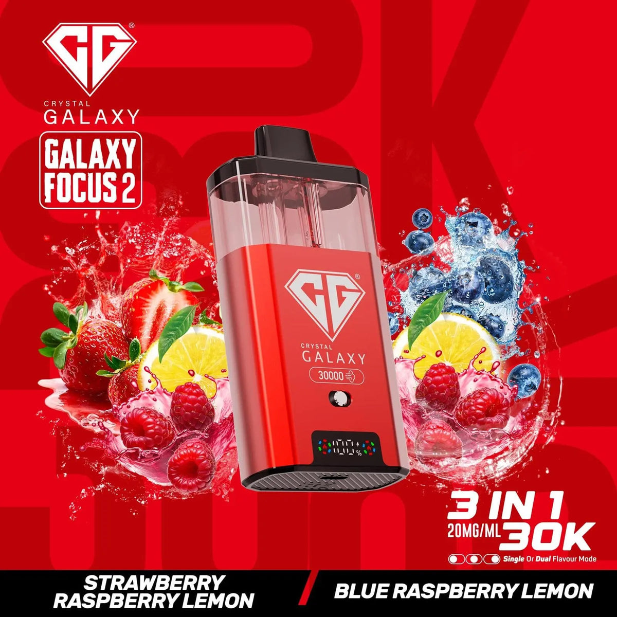 Crystal Galaxy Focus 2 30k Prefilled Pod Kit from 10.95 to 9.99 Crystal Galaxy Focus 2 30k Prefilled Pod Kit from 10.95 to 9.99