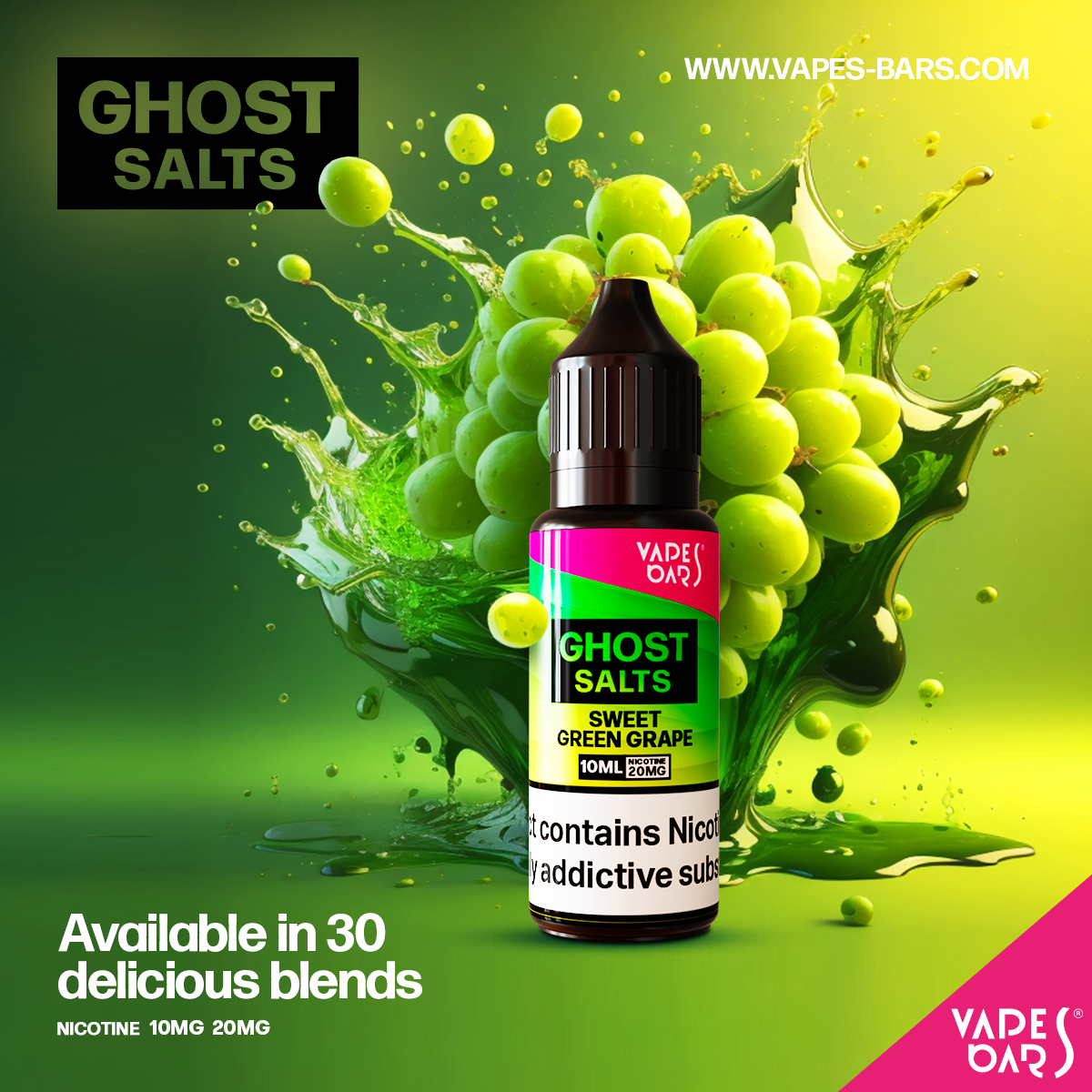 VB Ghost Salts E-Liquid 10 and 20 mg in 10ml