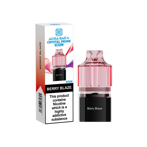 Crystal Prime Aura bar 10k Replacement Pods & Refill
