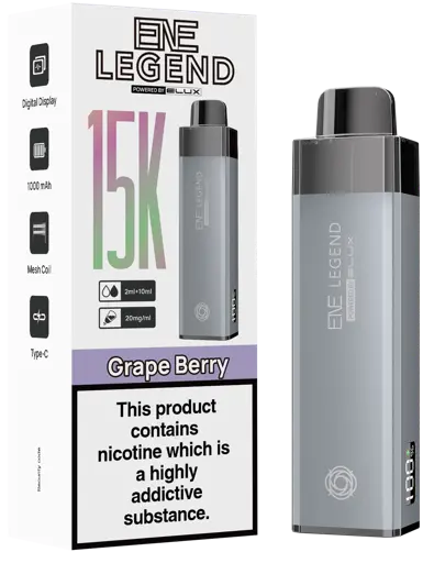 grape berry Elux Ene Legend 15K Prefilled Pod Kit