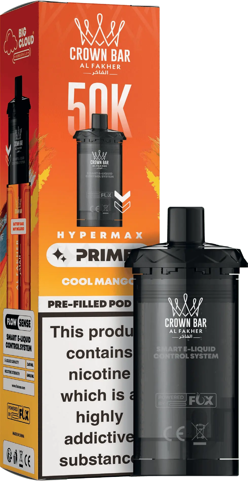 Al Fakher 50k Hypermax Prime Prefilled Pods