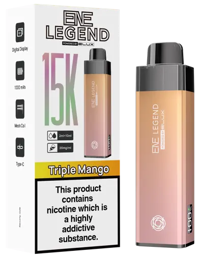 triple mango Elux Ene Legend 15K Prefilled Pod Kit