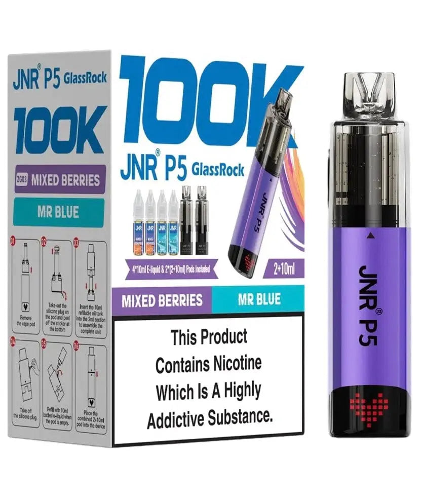 JNR P5 Glass Rock 100K Vape Kit - 27.99 Only JNR P5 Glass Rock 100K Vape Kit - 27.99 Only
