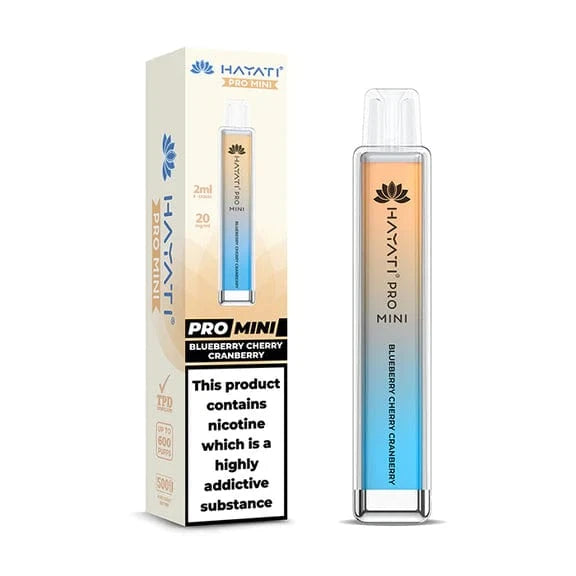 Hayati Pro Mini 600 Puffs Disposable Vape 2%