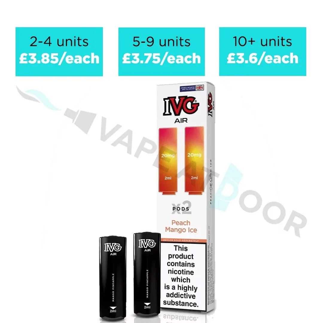IVG Air 4 in 1 Pods Pack of 2 3.95 Only IVG Air 4 in 1 Pods Pack of 2 3.95 Only