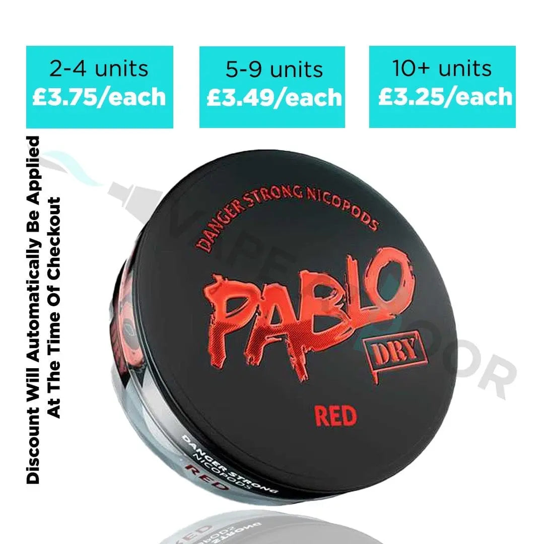 snus vape shop Pablo Dry SNUS 18MG Pouches