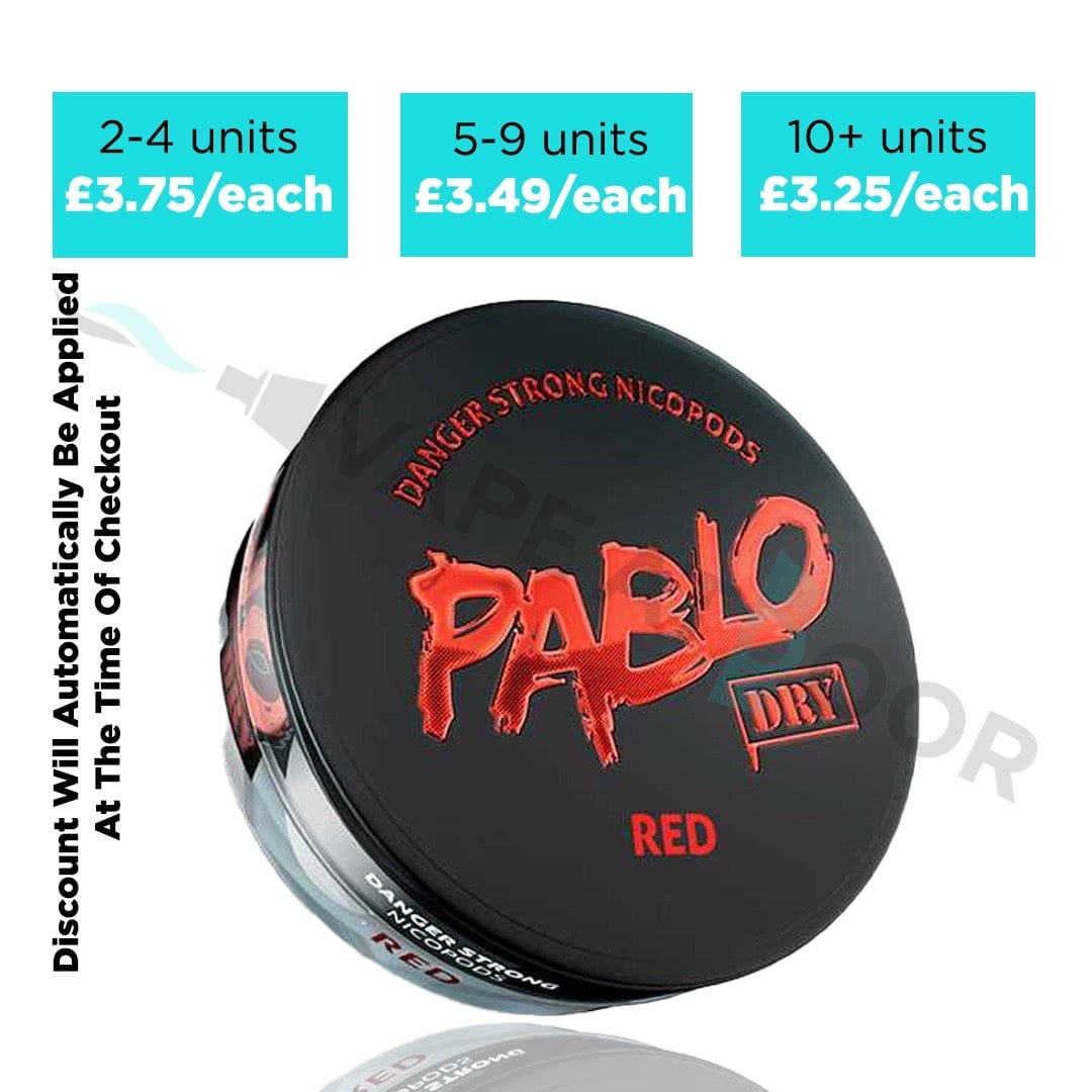 Pablo Dry 18MG SNUS Nicotine Pouches at Vape At Door UK