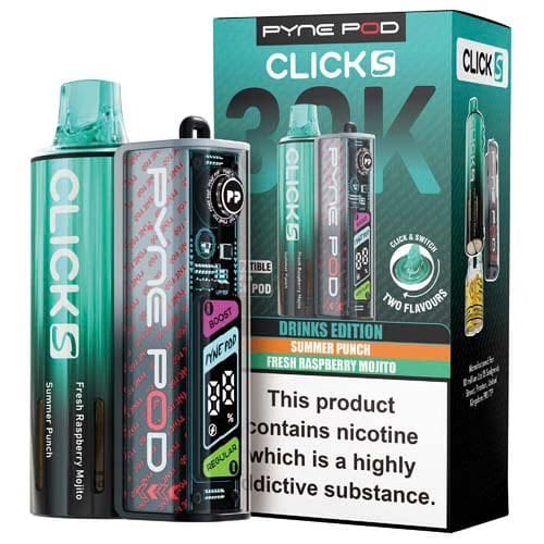 Pyne Pod Click S 30k Puffs Prefilled Pod Vape Kit
